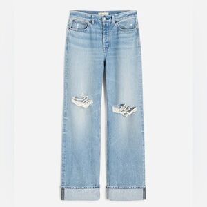 NWT Madewell Light Blue Wide-Leg Low-Slung Baggy Jeans